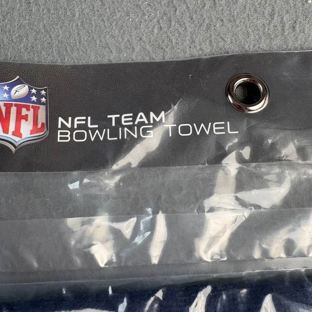 NFL New England Patriots Bowling Towel KR Strikeforce Cotton Navy Blue Logo